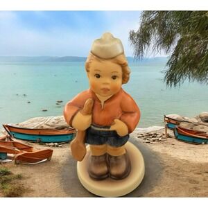 2001 Goebel Hummel First Mate Young Boy Figurine 2148/6‎ Vintage 3.5" Porcelain